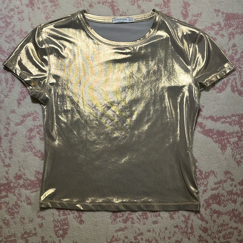 Gold T shirt